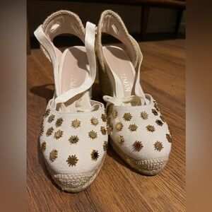 STUART WEITZMAN MARGUERITA STARS 7.5 WIDE